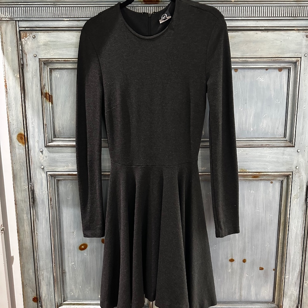 McQ Alexander McQueen dark gray knit dress size S